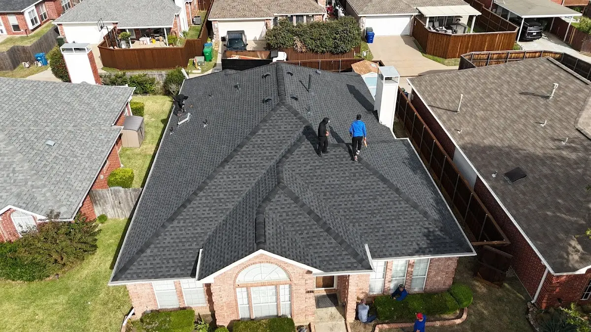 Commercial Roofing work in progress on a Inglewood property